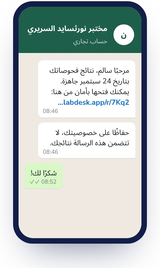 Lab Desk: النتائج في جيوبهم، لا في درج الطابعة.