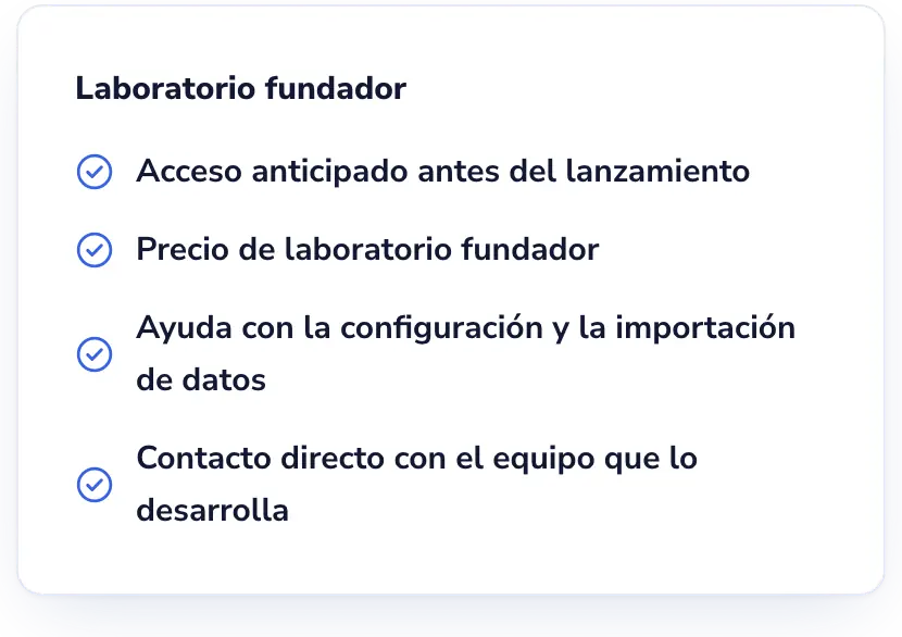 Beneficios del laboratorio fundador