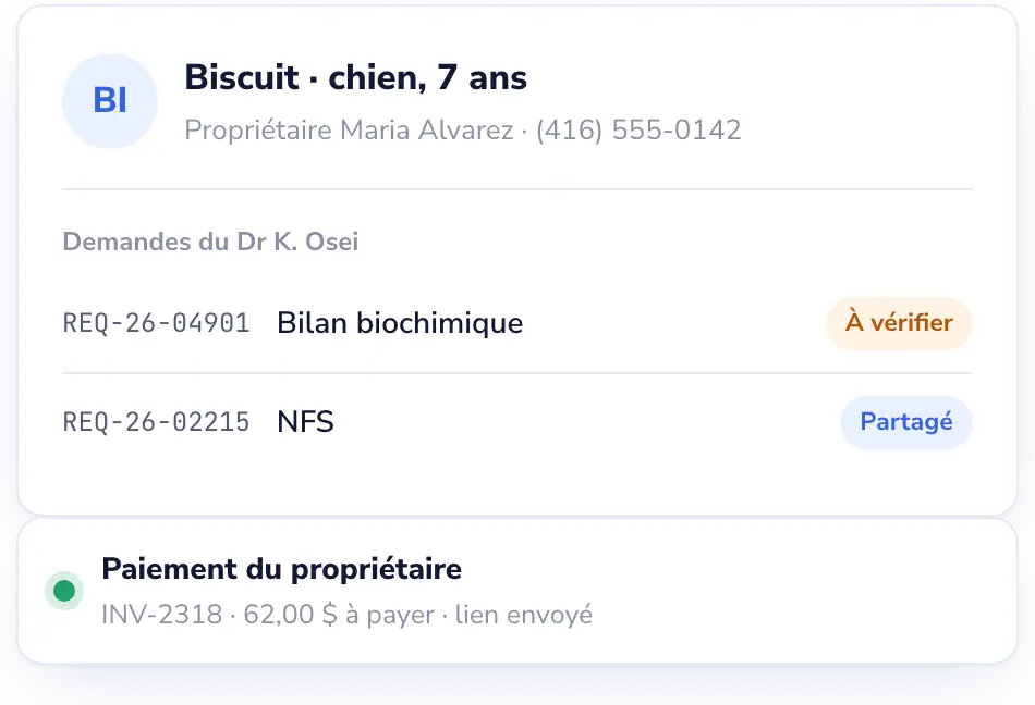 Lab Desk: Pour les laboratoires vétérinaires, avec des limites assumées.